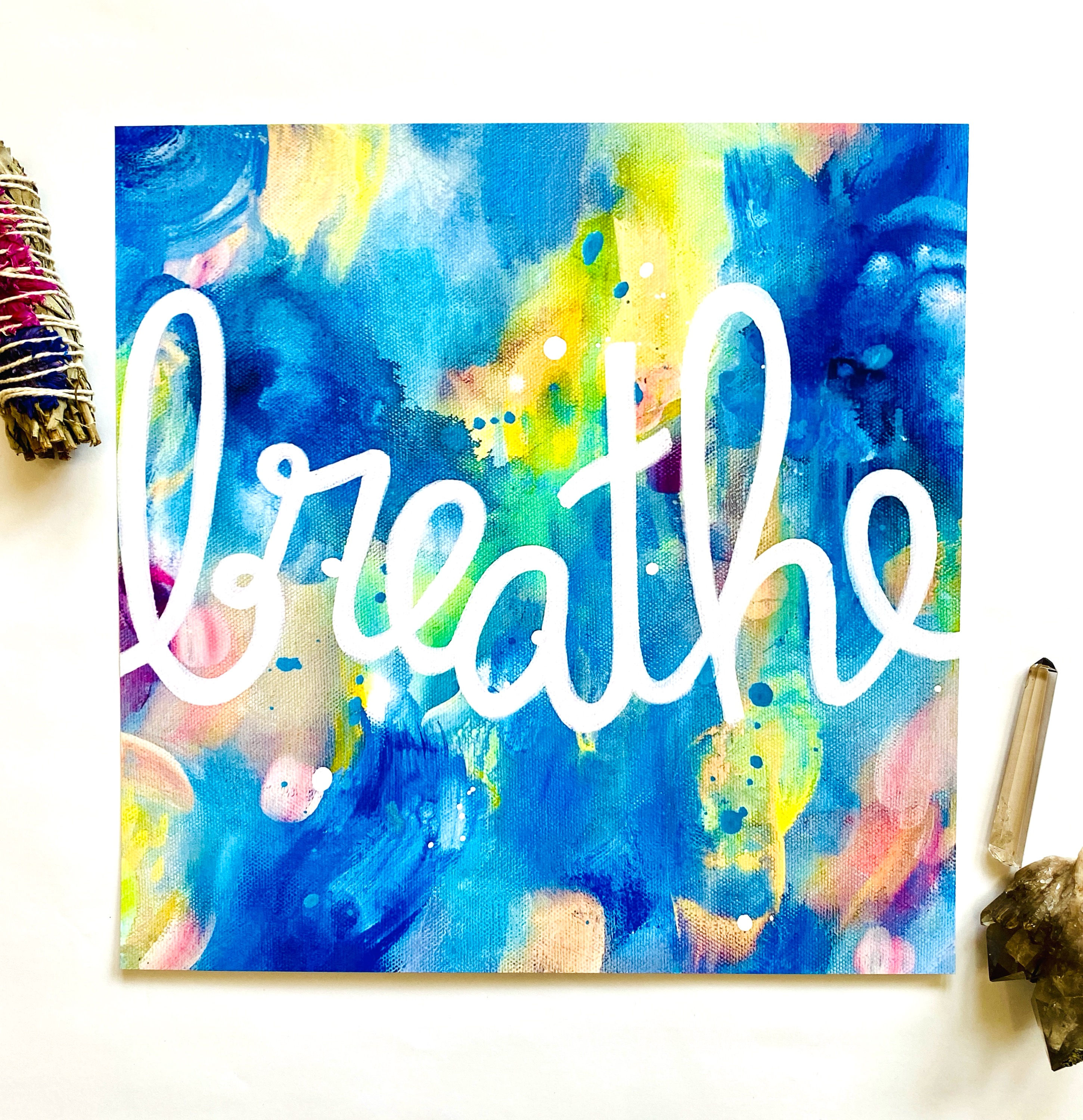 Breathe Print 12x12"