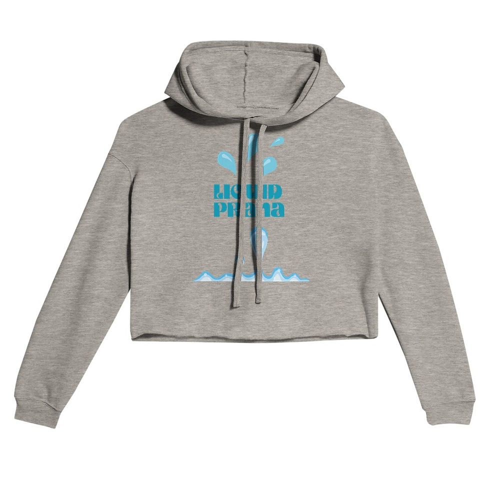 Thumbnail: Liquid Prana Women's Cropped Hoodie | Bella + Canvas 7502