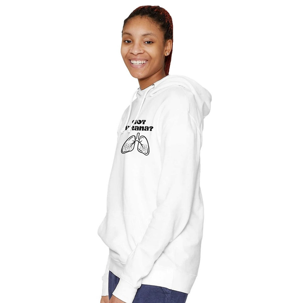 Thumbnail: Got Prana? Premium Unisex Pullover Hoodie | Laneseven LS13001 White