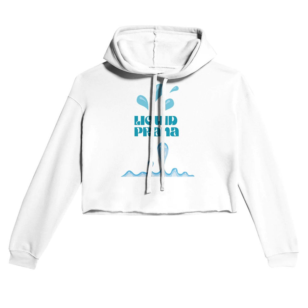 Thumbnail: Liquid Prana Women's Cropped Hoodie | Bella + Canvas 7502