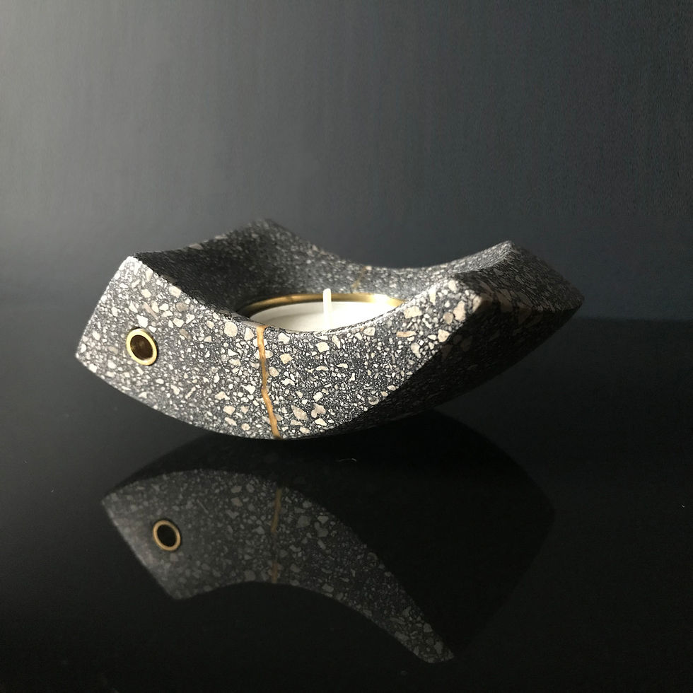 Thumbnail: 'Rock and Roll' Candleholders - Kintsugi Editions