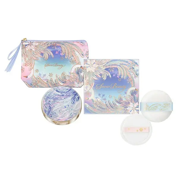 Thumbnail: (代購)2025日本Shiseido資生堂 Snow Beauty 雪肌美人限定日夜兩用蜜粉餅套裝 Brightening Skincare Powder