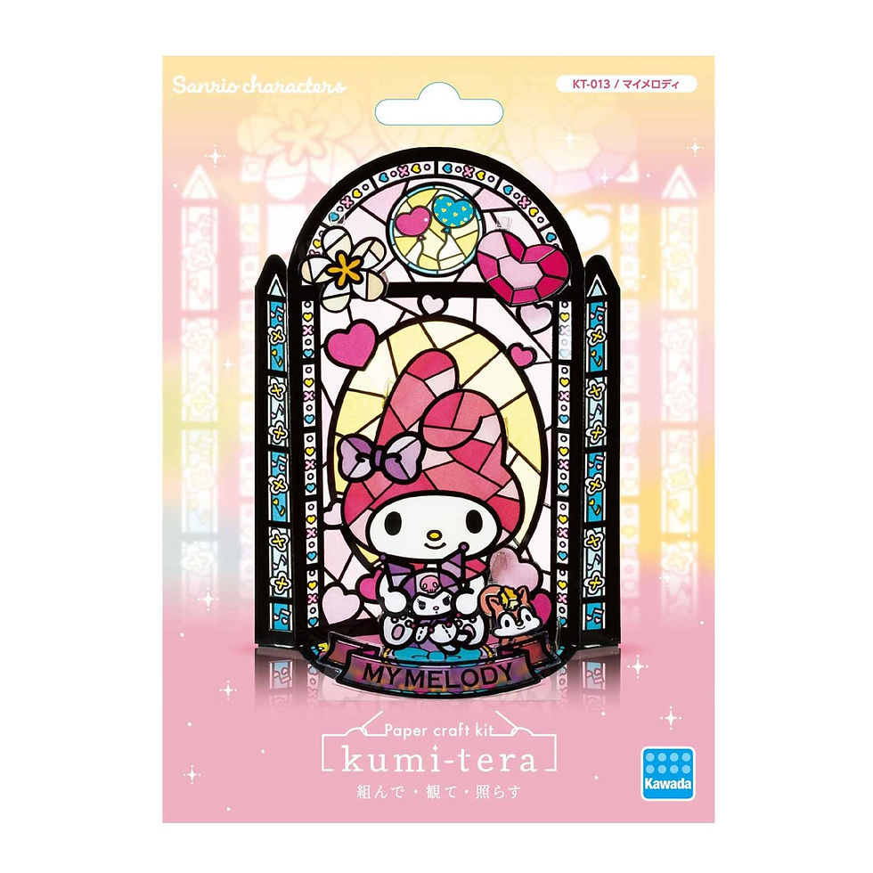 Thumbnail: (代購)日本Sanrio Kumitera 3D彩色透明膠片模型擺設 DIY Paper Craft Kit (多款公仔選擇)