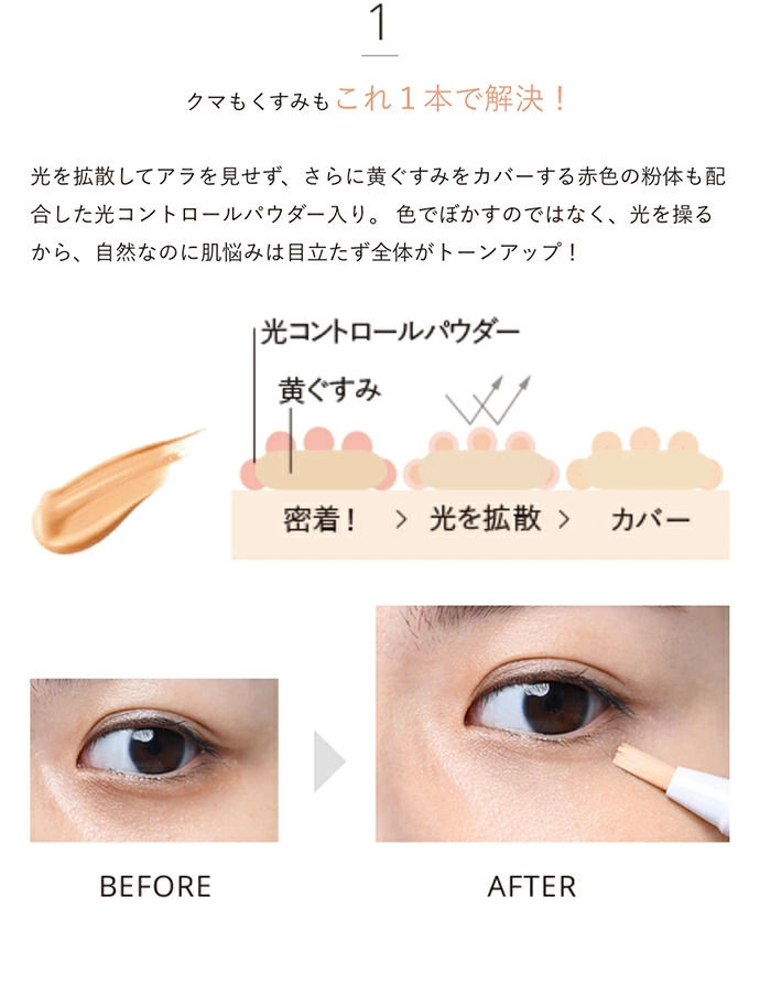 Thumbnail: (代購)日本Orbis 粉修飾光感遮瑕筆 Cover Liquid Creator Concealer 2.6ml SPF25 PA++