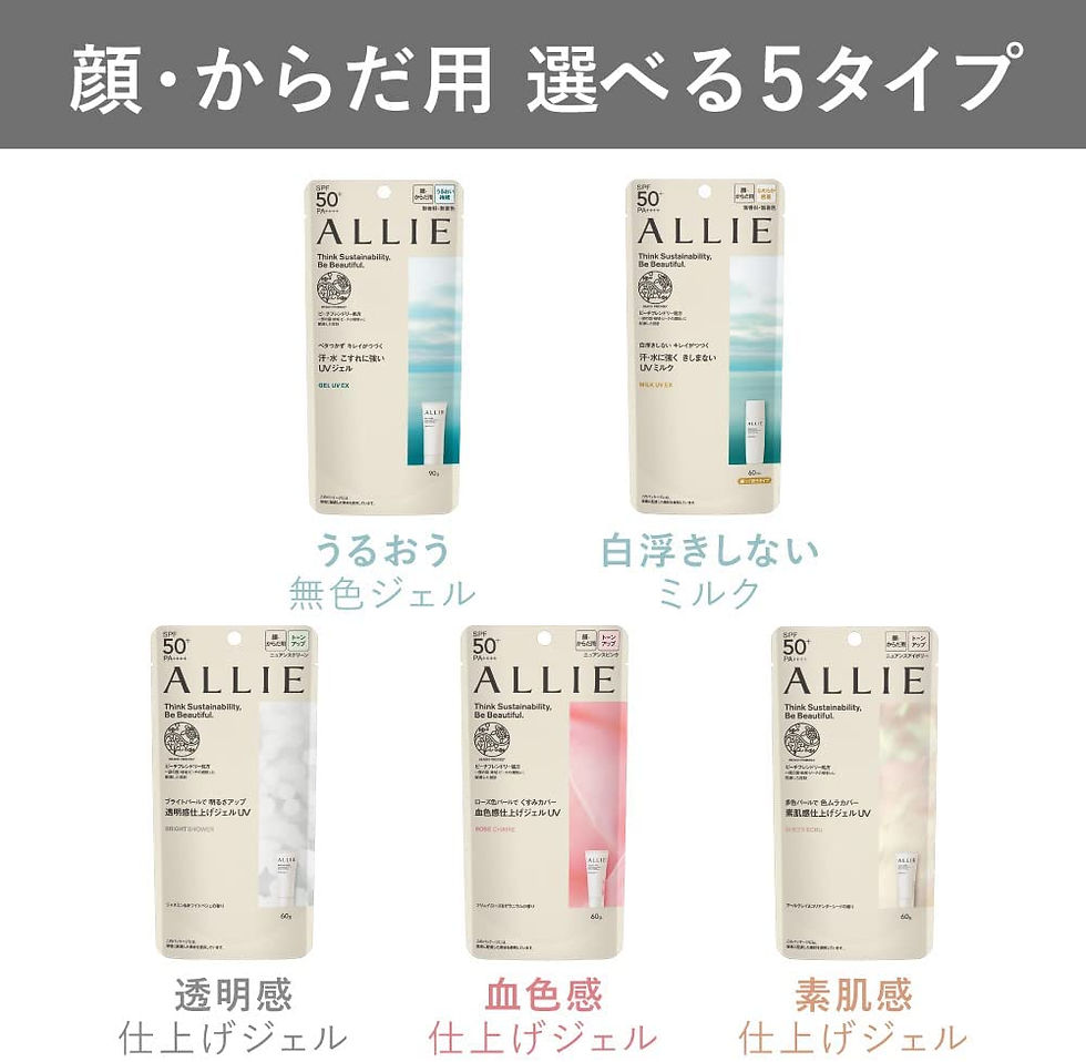 Thumbnail: Kanebo Japan ALLIE Chrono Beauty Sunscreen Gel UV EX (90g/3oz.) SPF50+PA++++