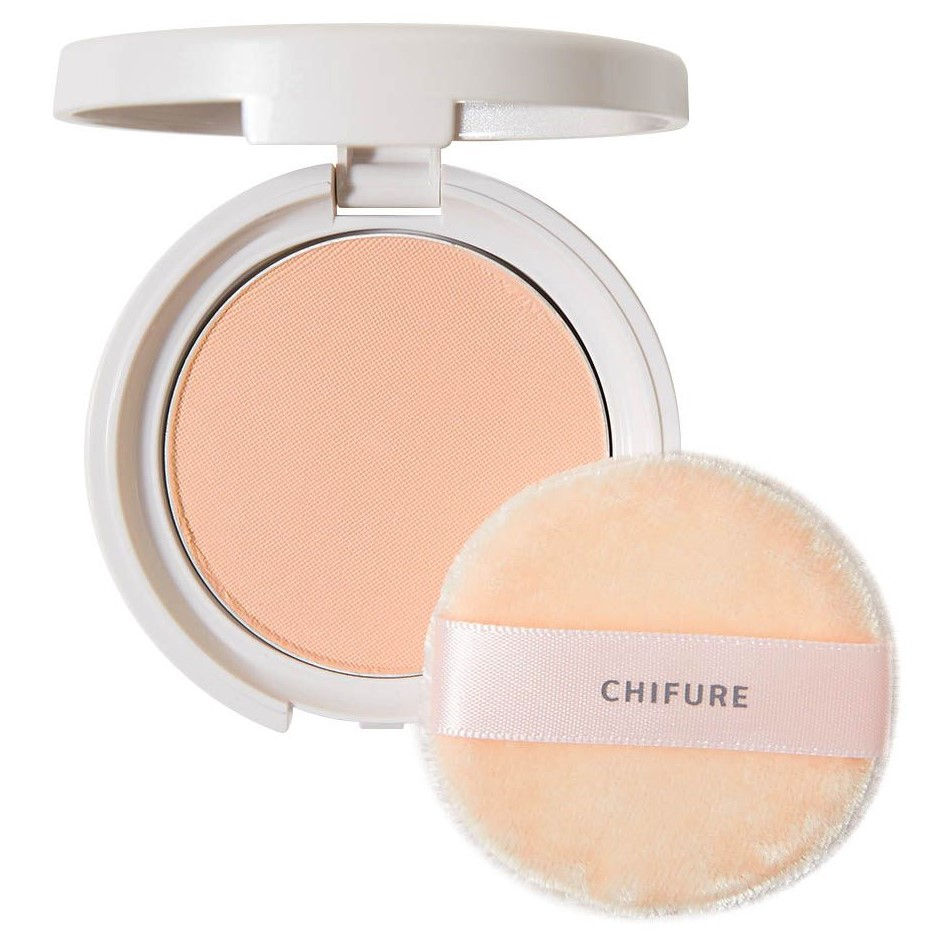 Thumbnail: (代購)日本Chifure 定妝蜜粉餅附粉撲 Pressed Powder 10g