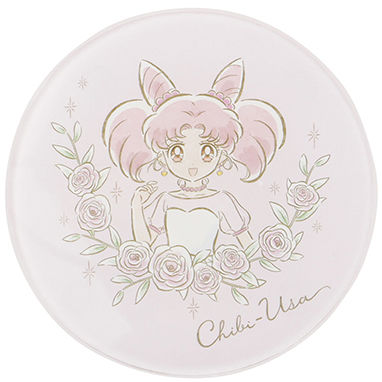縮圖：Sailor Moon Japan Glass Cup Coaster Usagi / Chibiusa  - Limited Edition