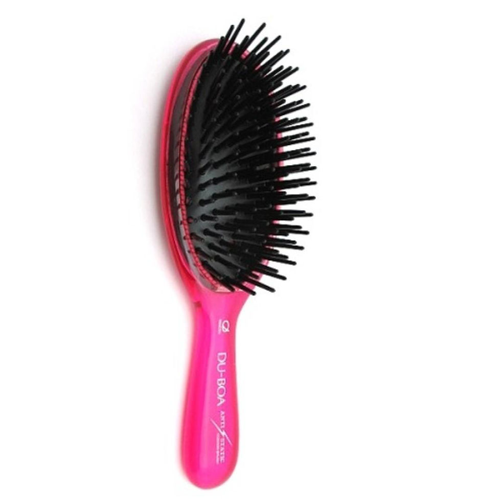 縮圖：日本製 Ikemoto 池本除靜電橄欖精油美髮短梳 Olive & Squalene Cushion Hair Care Brush Comb