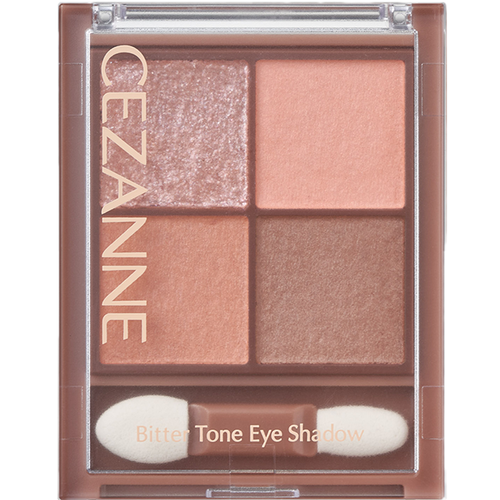 Cezanne Japan Bitter Tone 4-Color Eyeshadow Palette [02 Dry Rose