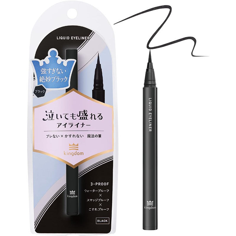 縮圖：(代購)日本黑龍堂Kokuryudo Kingdom 魔術級防水防暈染防摩擦眼線液筆 Liquid Eyeliner TP (4色可選)