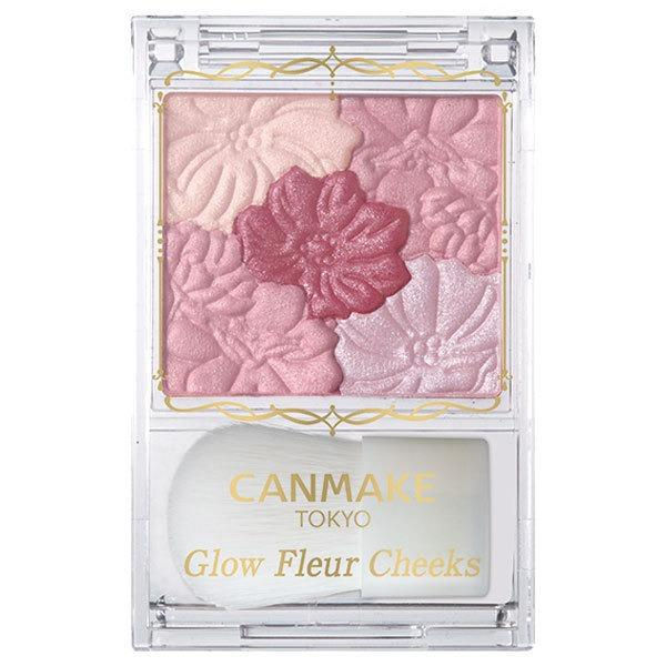 縮圖：日本 Canmake 花漾瑰麗胭脂 Glow Fleur Cheeks Cheek Blush Color [16 紫丁香色 Lilac Fleur]