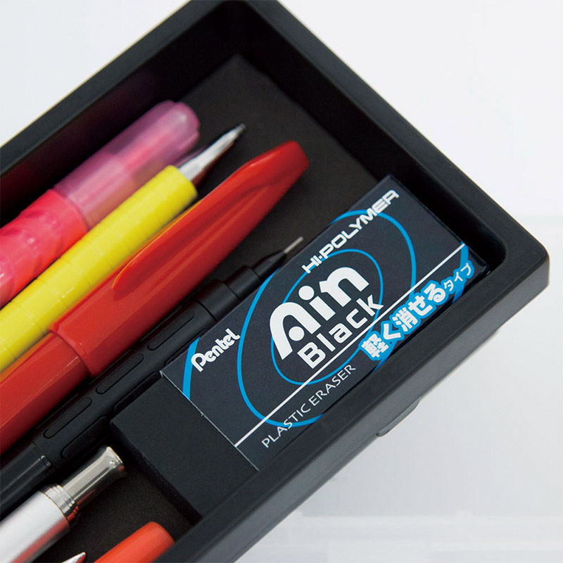 Thumbnail: Pentel Japan Ain Black Hi-Polymer Eraser ZEAH06A