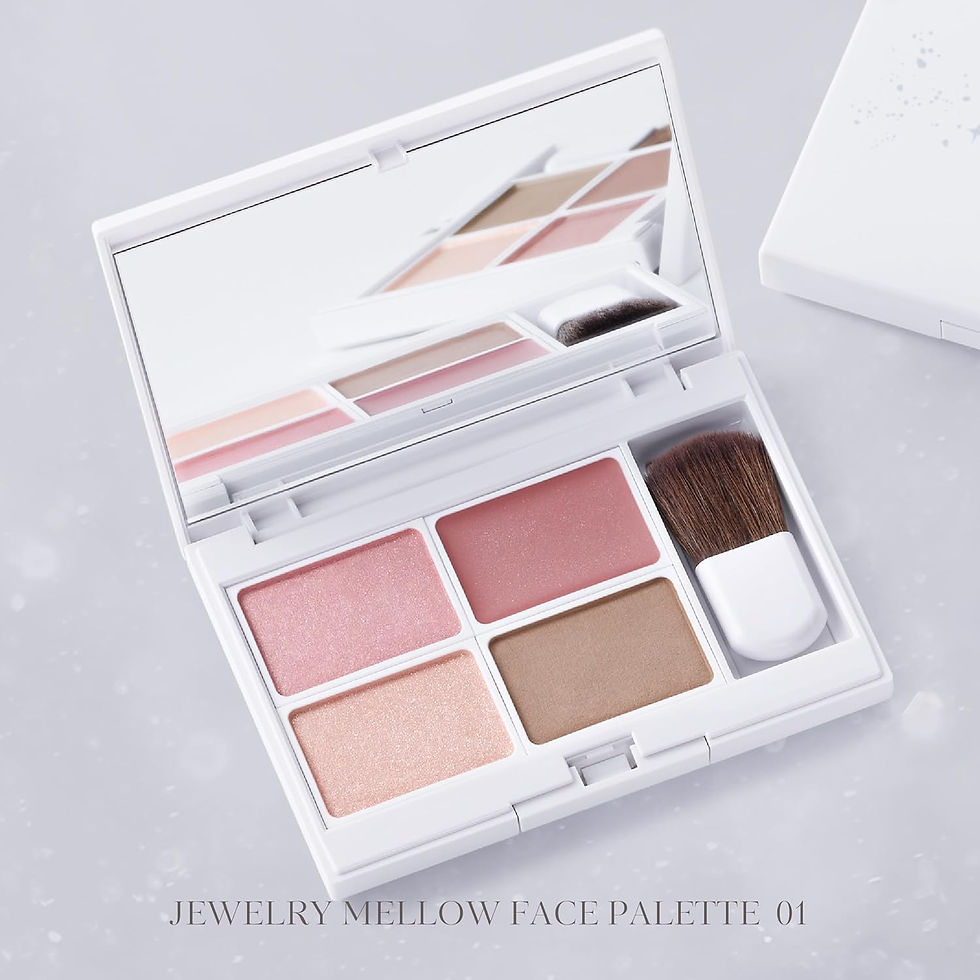 Thumbnail: (代購)2025日本限定Enamor by KAJIERI Jewelry Mellow Face Palette 精緻珠寶光澤感小顏臉部彩妝盤 打造立體輪廓