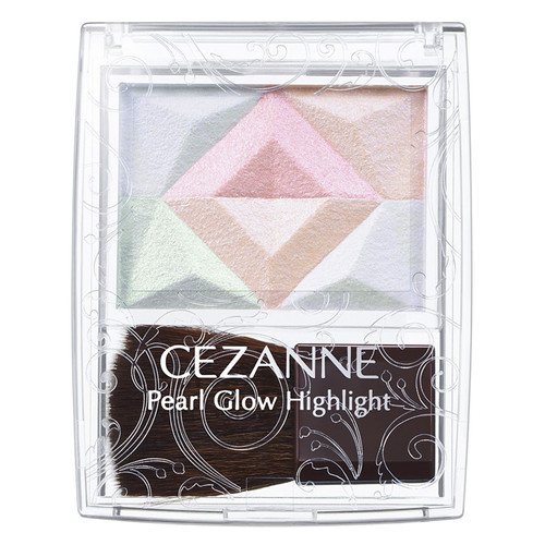 CEZANNE Japan Pearl Glow Highlight Palette 3.5g [SP2 romance bloom