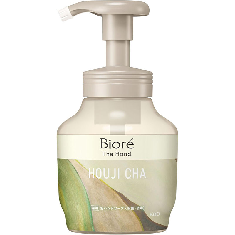Thumbnail: 日本花王 Kao Biore The Hand Houji Cha 焙茶香味 抗菌消毒洗手液泡沫 Hand Soap 280+370ml 優惠裝