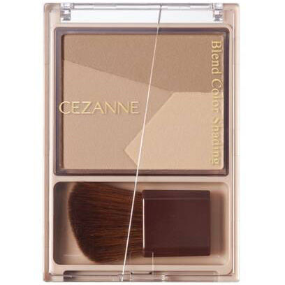 Thumbnail: 日本CEZANNE Blend Color Shading Palette 三色混合小顏陰影修容盤 5g (3色可選)