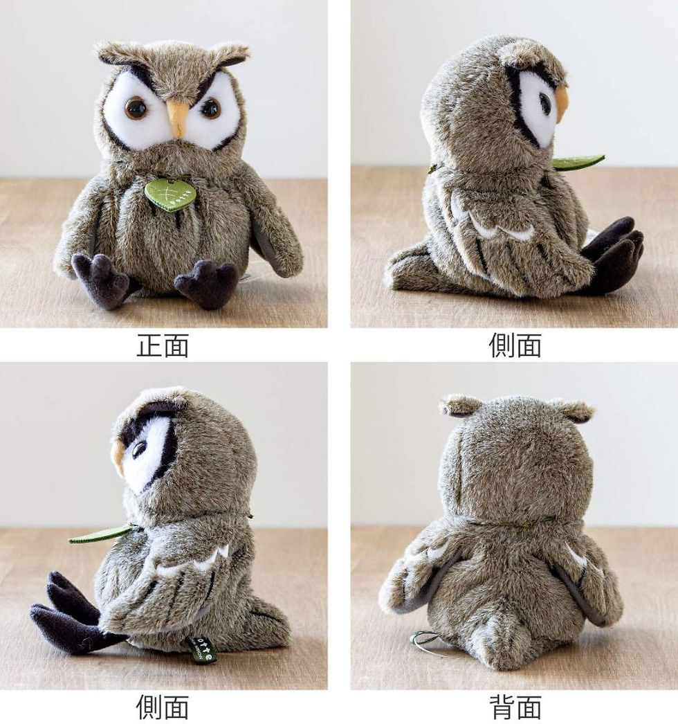 Thumbnail: (代購)日本Sun Arrow Potte 各款動物軟綿綿毛絨公仔玩具 Animal Plush Doll Toy 可訂購其他動物款式