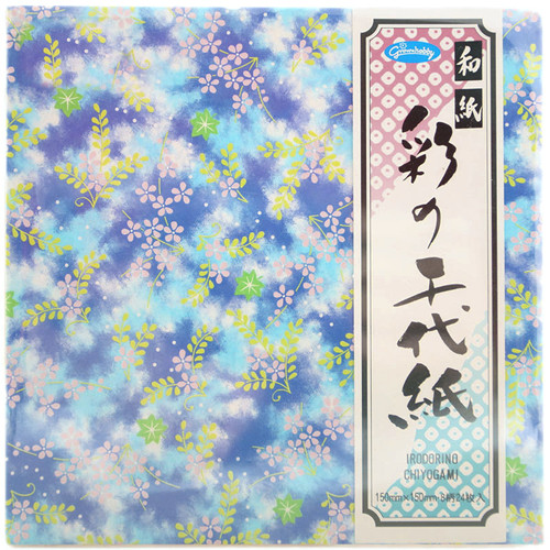 日本showa Grimm Irodorino Chiyogami 千代紙 摺紙 Origami 24枚 8種圖案 折紙 Color