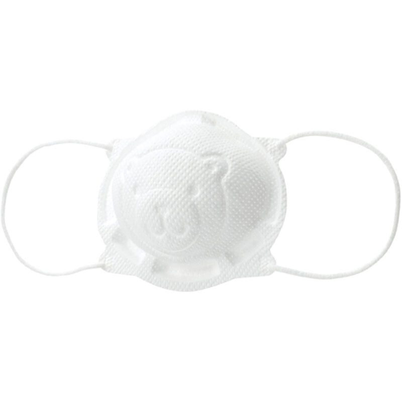 縮圖：(代購)日本製Pigeon嬰幼兒BB三層結構VFE熊仔壓花立體口罩 3D Kids Face Mask (1包7個) (約2歲幼童用) 最新包裝