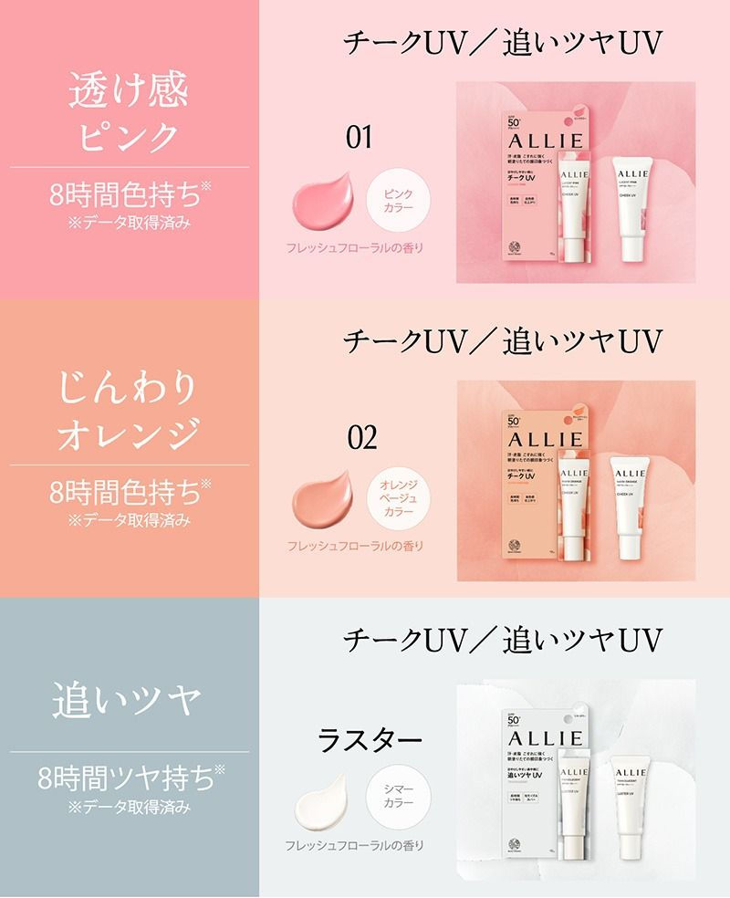 Thumbnail: 日本 Kanebo 佳麗寶 ALLIE 高效防曬胭脂 Chrono Beauty Color On Cheek UV 腮紅 SPF50+PA++++ 15g