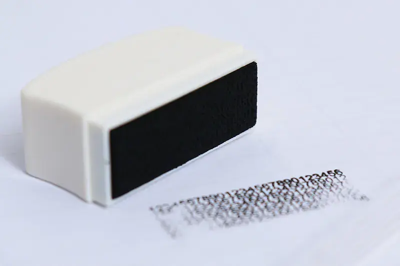 縮圖：Nakatoshi Japan Privacy Security Double Roller Stamp Cover Address Personal Info