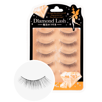 Thumbnail: Diamond Lash Japan Orange Diamond Series Eyelash (5 pairs)