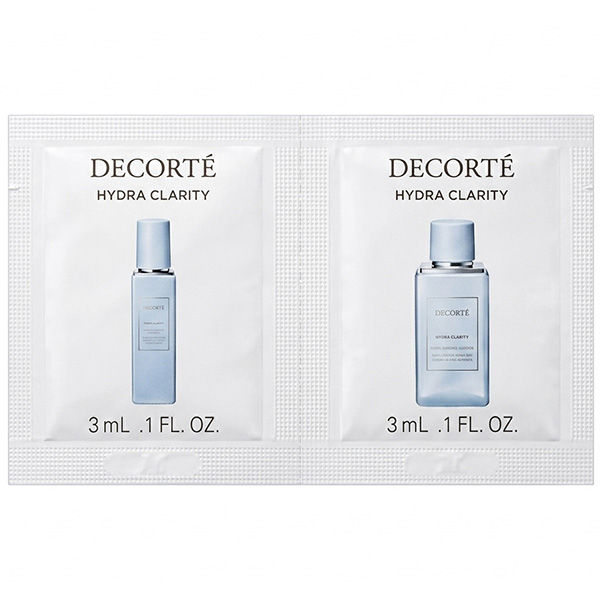 日本Kose Decorte Hydra Clarity Bright 零瑕淨肌化妝水Lotion+Emulsion 2包試用裝