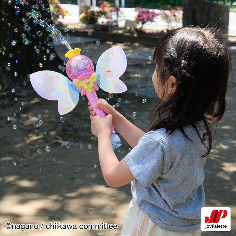 Thumbnail: (代購)日本JOYPALETTE Chiikawa 吉伊卡哇 小可愛仙子系列音樂魔法泡泡棒玩具 Bubble Stick Toy