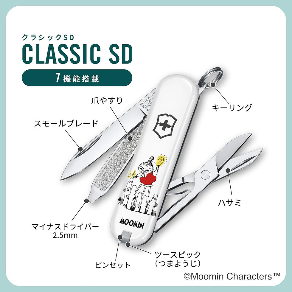 縮圖：原廠瑞士製造 Victorinox x Moomin 姆明限定設計款多用途瑞士軍刀 Swiss Army Knives (3款可選)