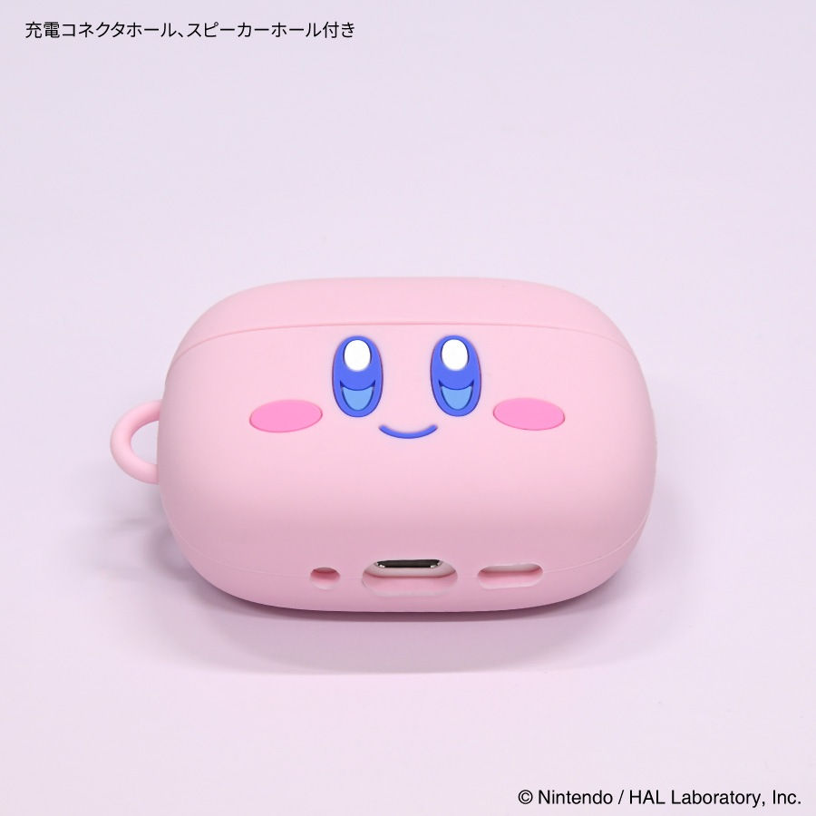 縮圖：(代購)日本星之卡比 Kirby Apple AirPods Pro 3 蘋果藍牙無線耳機矽膠保護套 Silicone Case 附吊飾 (2款可選)