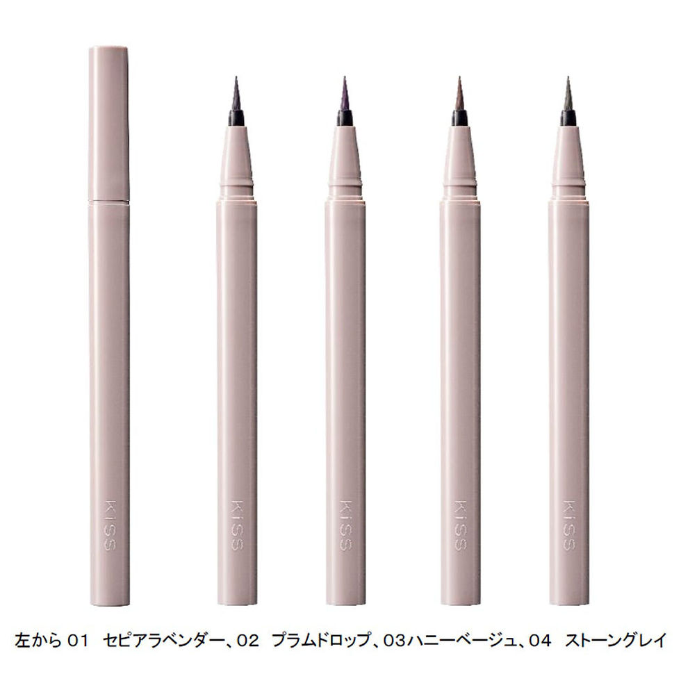 縮圖：(代購)日本伊勢半 Kiss New Appeal Liquid Eyeliner 持久顯色彩色眼線液筆