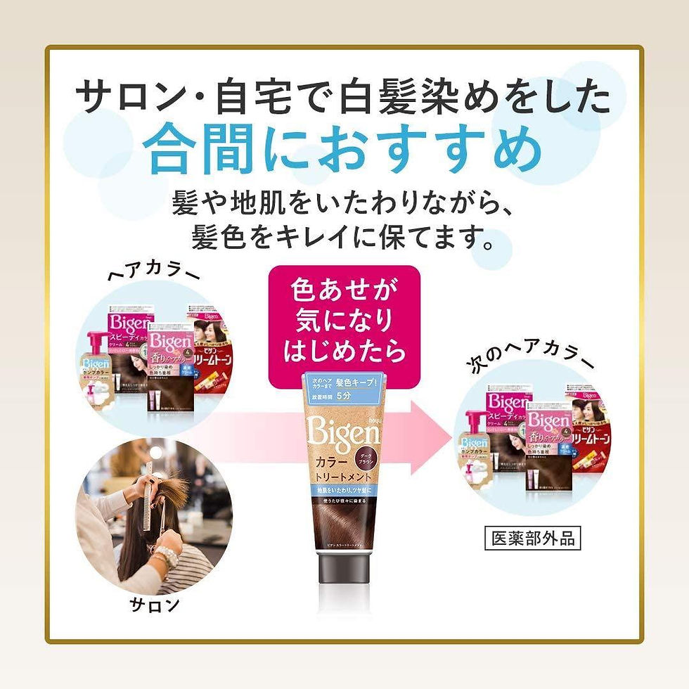 Thumbnail: (代購)日本Hoyu Bigen 白髮用染髮護髮膏 Hair Color Treatment 180g