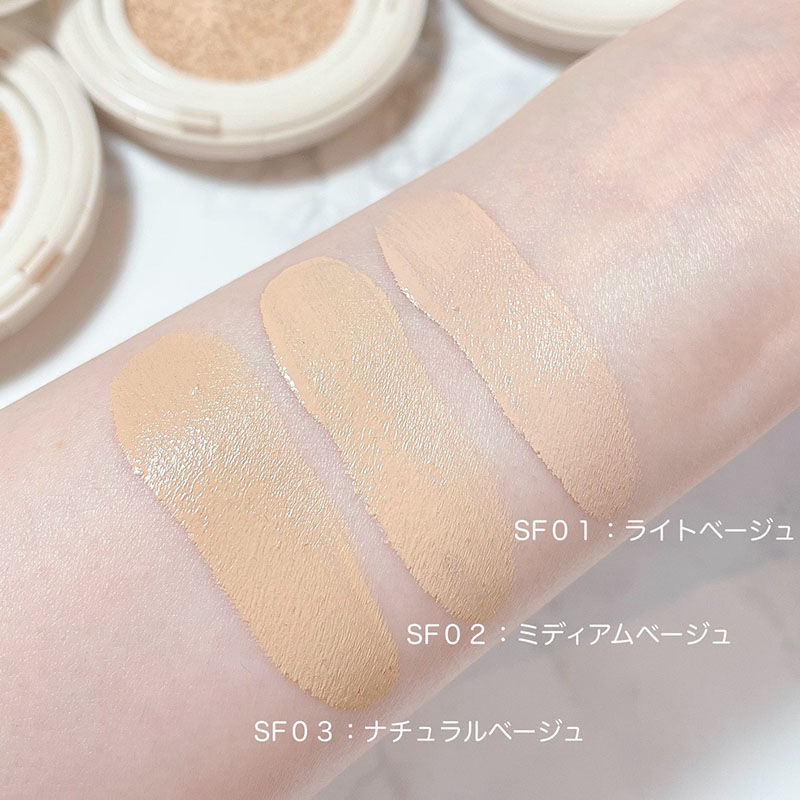 Thumbnail: (代購)日本Sana Excel Skin Flutter Serum Cushion 肌膚煥活輕盈持久美容液精華防曬氣墊粉底 13g SPF50+PA++++