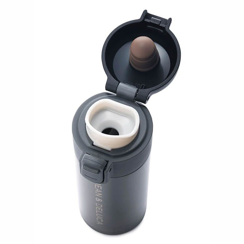Thumbnail: (代購)日本 Dean & Deluca 潮人型格款雙層不銹鋼保溫壺 保冷瓶 魔法瓶 Stainless Steel One Push Bottle