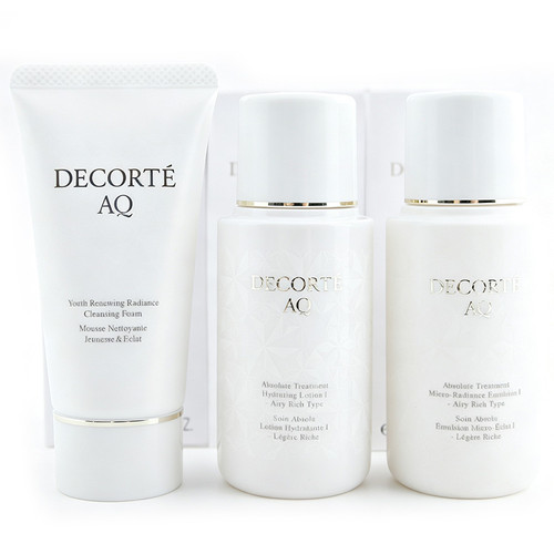 日本Kose DECORTE AQ Absolute Treatment Hydrating Lotion+Emulsion