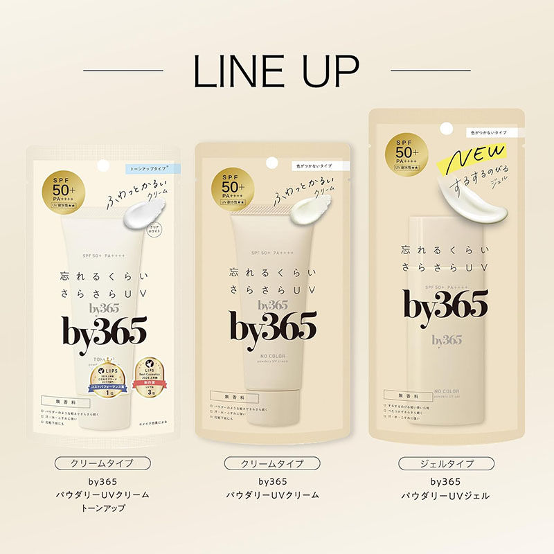 縮圖：Naris Up Japan by365 Powdery UV Cream Tone Up (60g/2oz.) SPF50+ PA++++