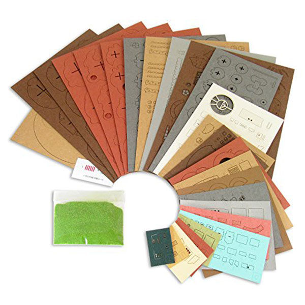 Thumbnail: (代購)日本宮崎駿 哈爾移動城堡 DIY紙模型精品擺設 Howl's Moving Castle Non-scale Paper Craft MK07-21