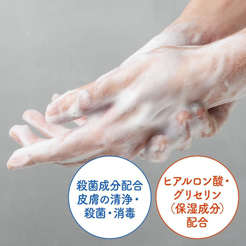 Thumbnail: 日本花王 Kao Biore The Hand Houji Cha 焙茶香味 抗菌消毒洗手液泡沫 Hand Soap 280+370ml 優惠裝