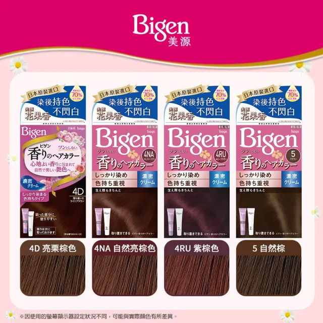 Thumbnail: 日本Hoyu Bigen 美源純花果香白髮用染髮膏 Scented Hair Color Cream cover gray hairs (2盒優惠裝) 追加新色