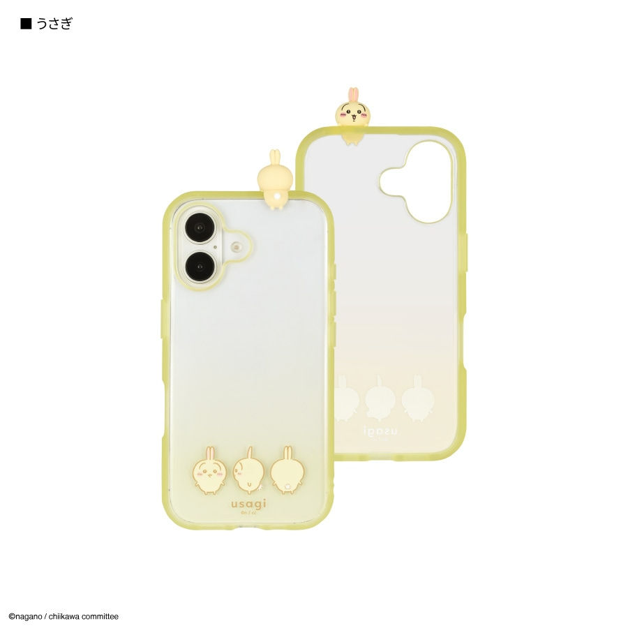 Thumbnail: (代購)日本Chiikawa 吉伊卡哇 iPhone16 智能手機手提電話透明款手機殼 Mobile Phone Case Frame IIIFit Clear