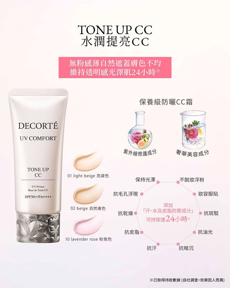 Thumbnail: Kose Japan Decorte UV Comfort Tone Up CC Cream Primer 30ml SPF50+PA++++ LDK