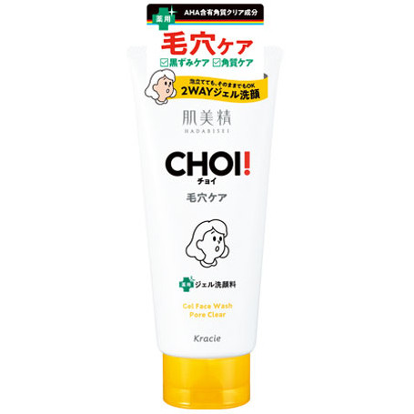 Kracie Japan Hadabisei 肌美精 CHOI! Pore Care Gel Face Wash (110g