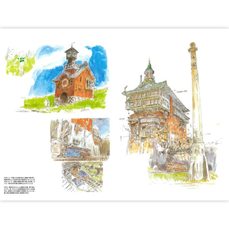 Thumbnail: (代購)日本橡子共和國 吉卜力宮崎駿 千與千尋 The Art of Sprited Away 插畫書 原稿 畫冊
