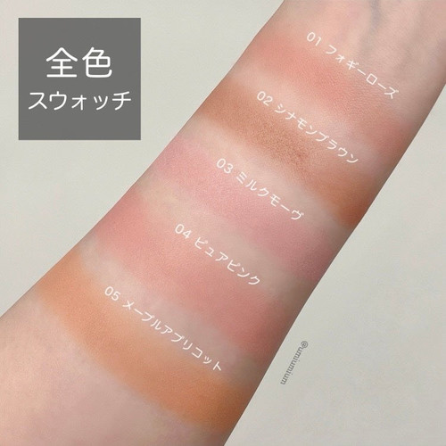 Cezanne Japan Moist Texture Cheek Blush (2.2g/.07oz.) [06 Flower
