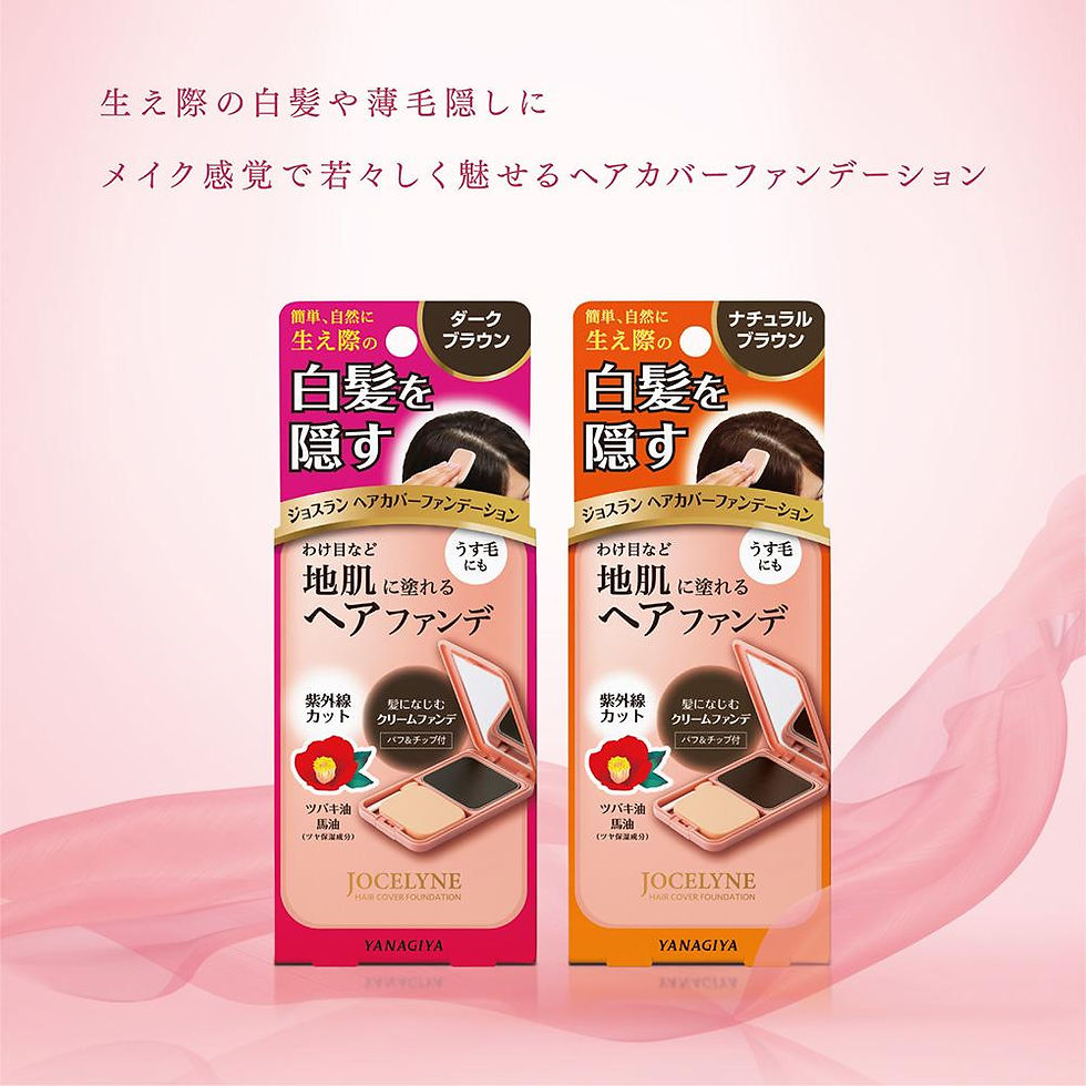 Thumbnail: (代購)日本柳屋 Yanagiya Jocelyne 快速隱藏白髮和頭髮稀少粉底膏 Hair Cover Foundation 13g