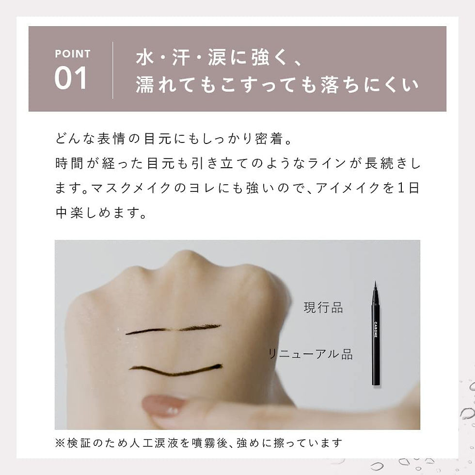 Thumbnail: 日本CAROME. 超強防水持久顯色眼線液 Waterproof Liquid Eyeliner