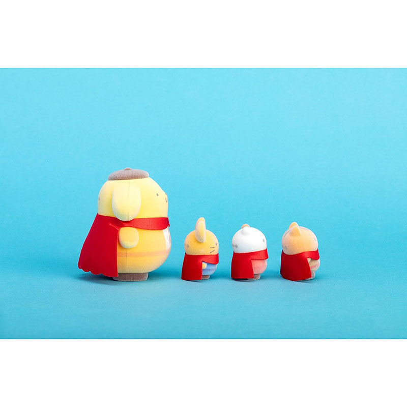 Thumbnail: 日本Sanrio Pompom Purin 布甸狗30周年 布丁英雄公仔吉祥物 Pompom Hero 日雜附錄 雜誌 (一套4個)