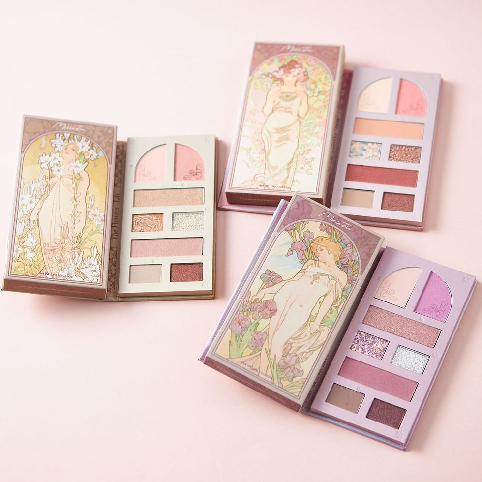 Thumbnail: (代購)日本 MilleFee Lady Flower 多用途眼影胭脂提亮調色盤 Multi-Use Palette 10g