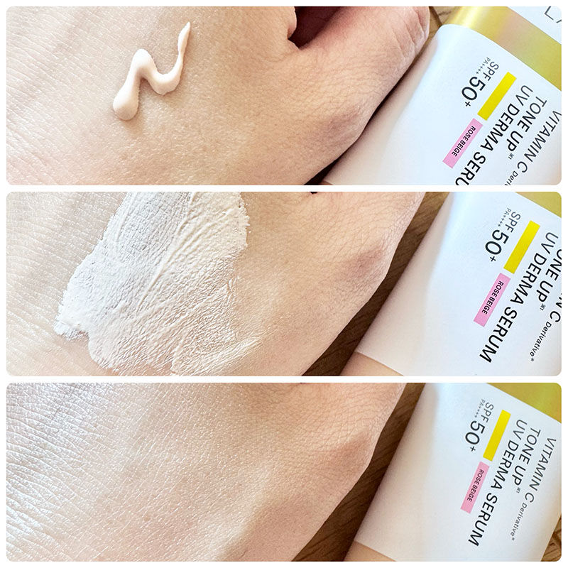 縮圖：(代購)日本Unlabel Lab 超高壓滲透型維他命C提亮防曬美容液精華 Vitamin C Tone Up UV Derma Serum Sunscreen