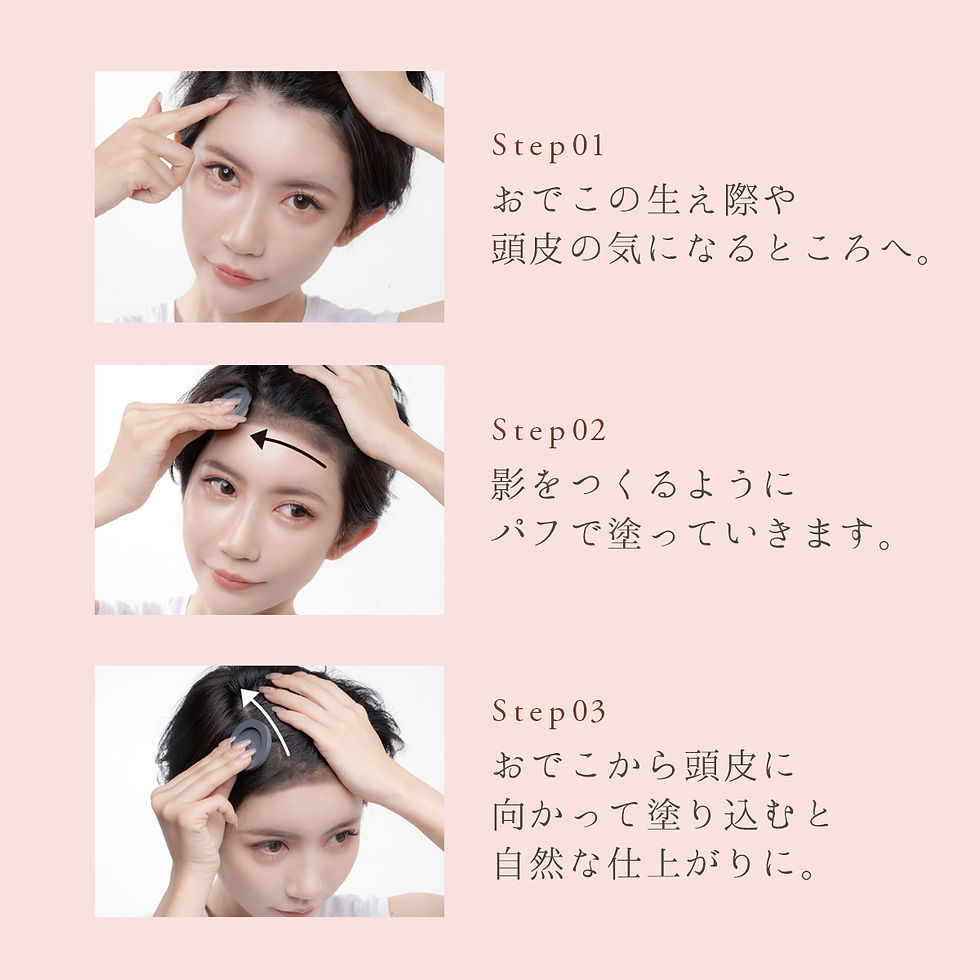 縮圖：日本Fujiko Deko Shadow for Hair Styling 髮際線陰影修容造型粉 4g